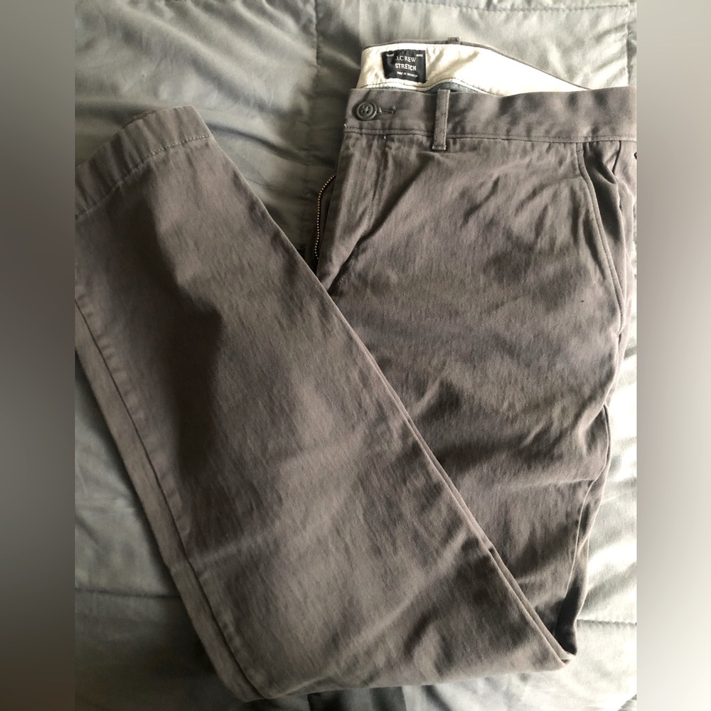 J. Crew Medium Gray Khakis